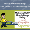 Make $2000/Month Blogs – Real Case Studies – 2018 Real Money Method