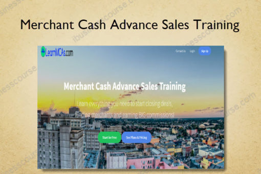 Merchant Cash Advance Sales Training