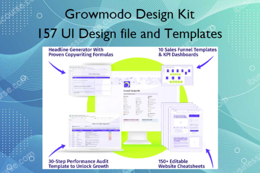 157 UI Design file and Templates – Growmodo Design Kit