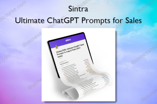 Ultimate ChatGPT Prompts for Sales – Sintra