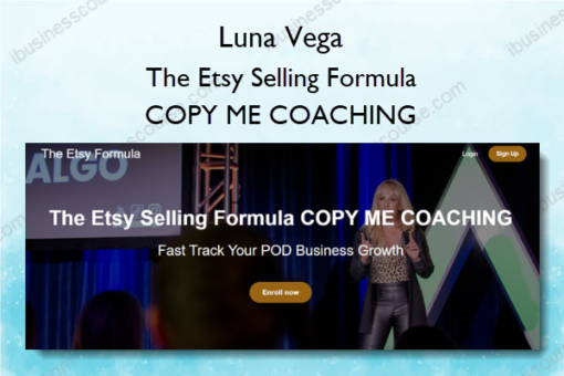 The Etsy Selling Formula COPY ME COACHING