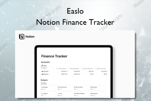 Notion Finance Tracker