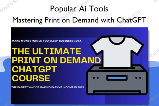 Mastering Print on Demand with ChatGPT