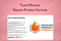 Passion Product Formula – Travis Marziani