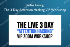 The 3 Day Attention Hacking VIP Workshop – Stefan Georgi