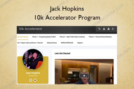 10k Accelerator Program – Jack Hopkins