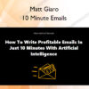 10 Minute Emails – Matt Giaro