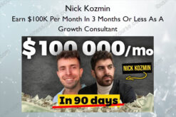 Earn $100K Per Month In 3 Months Or Less As A Growth Consultant – Nick Kozmin