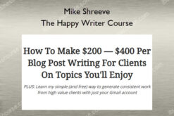 The Happy Writer Course – Mike Shreeve