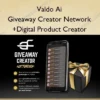 Giveaway Creator Network+Digital Product Creator – Valdo Ai Giveaway Creator Network+Digital Product Creator – Valdo Ai